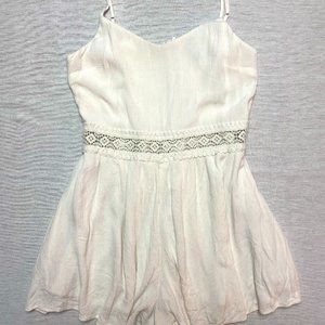 Romper, White/Cream, Size 6